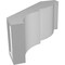 Ekena Millwork 5-in. W x 10-in. D x 10-in. H Valencia Architectural Grade PVC Knee Brace BRCP05X10X10VAL - alternate 6